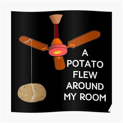 But not every attempt to mimic the greatness of the flying potato has been successful. A Potato Flew Around My Room Posters | Redbubble