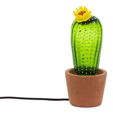 Recently the stalk is turning yellow and becoming transparent. Cactus Sunrise Table Lamp, Small - Gessato Design Store