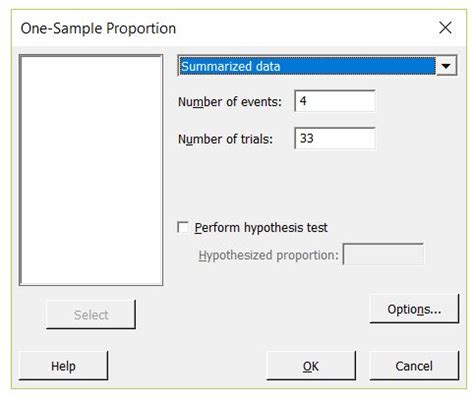 Calculating Confidence Intervals For Proportions In Minitab Business Performance Improvement Bpi
