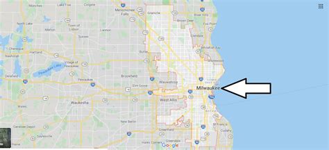 Milwaukee Map And Map Of Milwaukee Milwaukee On Map Where Is Map