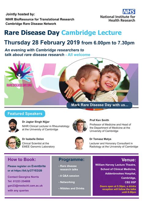 Rare Disease Day evening lecture and networking event - The SUN Network