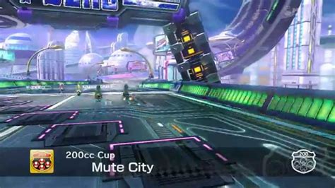 Wii U Mario Kart 8 Mute City 200cc Cup Youtube