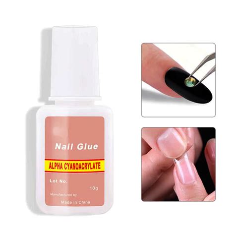 Nail Glue Fake False Acrylic Rhinestone Gel Nail Decor Beauty Makeup