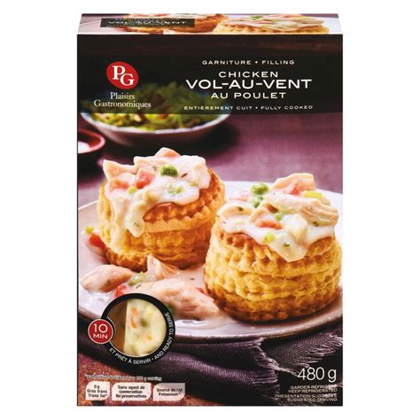 Vol Au Vent Chicken Filling Plaisirs Gastronomiques 480 G Delivery