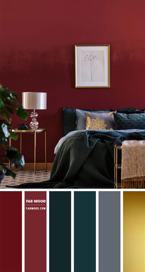 burgundy and dark teal bedroom with gold details maroon bedroom dark teal bedroom bedroom red