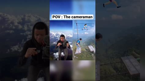 pov the cameraman 😂 youtube