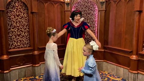 Disney Princess Meet And Greet At Disneyland Youtube