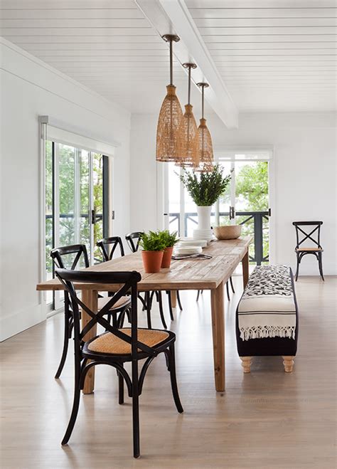 Consider the following dining room design elements: 14 Affordable Cross-Back Dining Chairs