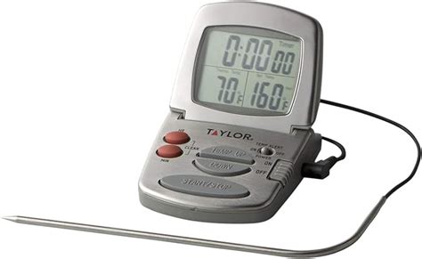 Taylor Digital Cooking Thermometer With Probe And Timer Amazonca