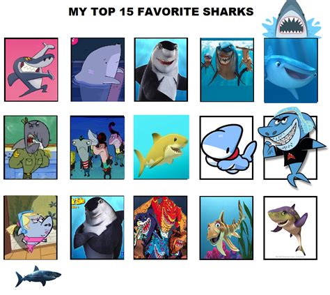 My Top 15 Favorite Sharks By Purplelion12 On Deviantart
