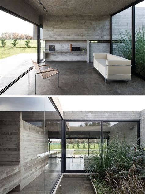Luciano Kruk Has Designed A New Concrete House In Argentina Modern