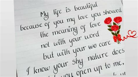 How To Write Beautiful Love Letter In English Easy Love Letter Love Letter In English