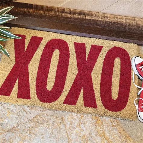 Xoxo Door Mat Home Decor Olive And Cocoa Llc