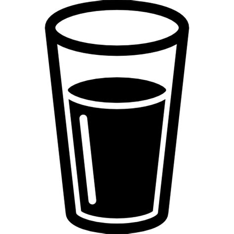 Glass With Dark Drink Free Food Icons