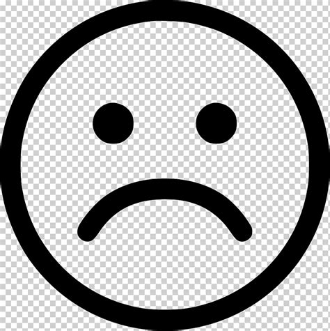 Ilustración De Emoji Triste Negro Cara Tristeza Iconos De Computadora
