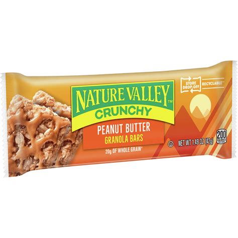 Nature Valley Crunchy Peanut Butter Granola Bar Walmart Com Walmart Com