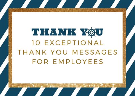 21 Exceptional Thank You Messages For Employees Thank You Messages