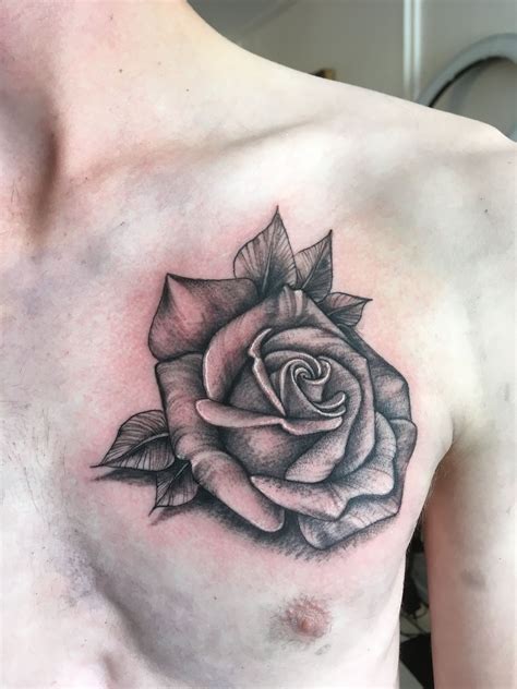 Share More Than 75 Rose Tattoos On Chest Ineteachers