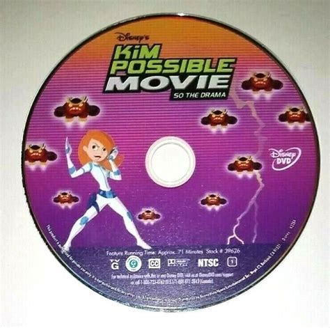 Disney S Kim Possible Movie So The Drama The Top Secret Extended Edition DVD EBay
