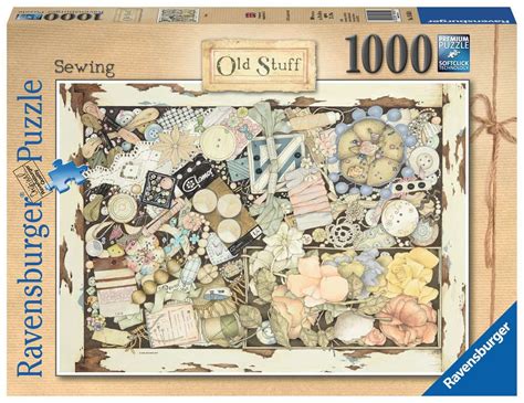 Old Stuff No2 Sewing 1000pc Adult Puzzles Puzzles