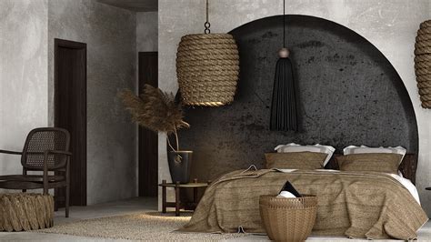 Black Boho Bedroom 1 Interior Design Ideas