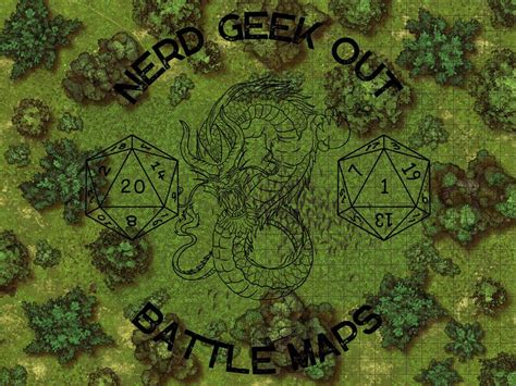 Dnd Forest Battle Maps Bundle Dungeons Dragons Roll20 Maps Foundry