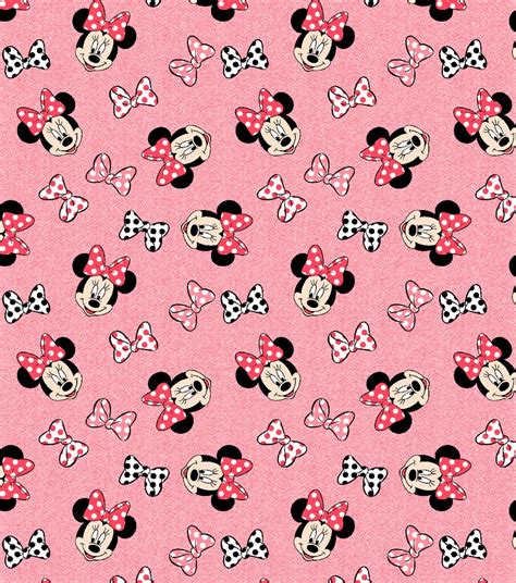 Disney Minnie Mouse Knit Cotton Fabric Toss Joann