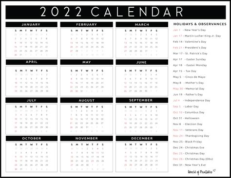 Artstation 2022 Calendar Ph