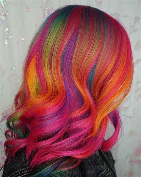 23 Rainbow Hair Ideas For A Bold Change Up Page 2 Of 2 Stayglam
