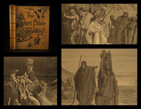 1880 Dore Bible Gallery Illustrated Gustave Dore Art 100 Engraved Bible