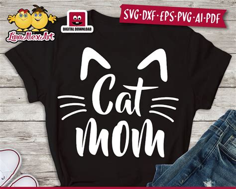 Cat Mom Svg Cat Mama Svg Cat Svg Fur Mom Pet Mom Cat Mom Cat Etsy