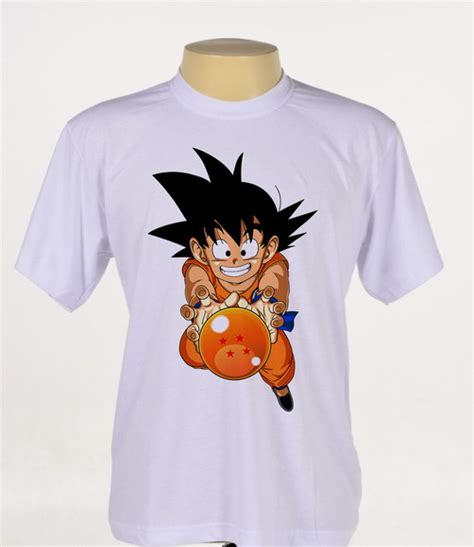 Camiseta Goku Dragon Ball Elo7
