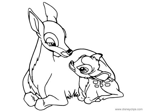 Kids love to color their favorite characters and bring these pictures to life. Bambi Coloring Pages 3 | Disney's World of Wonders