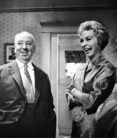 Janet Leigh And Alfred Hitchcock Alfred Hitchcock Movies Alfred