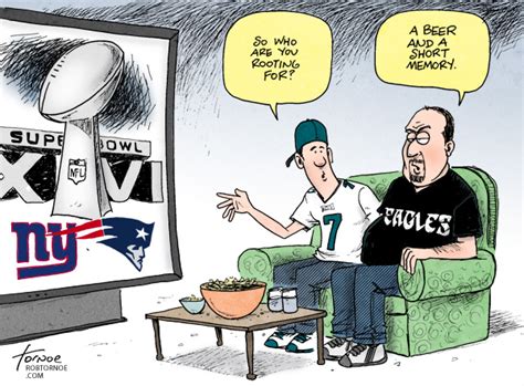 Five Funny Super Bowl Cartoons