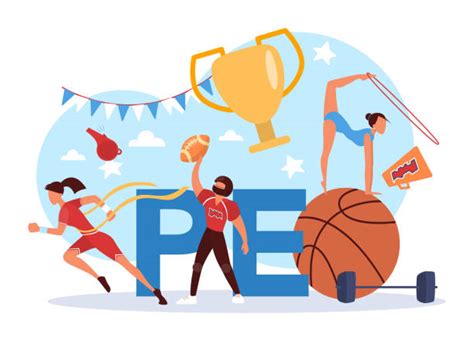 Kids Physical Education Illustrations Royalty Free Vector Graphics