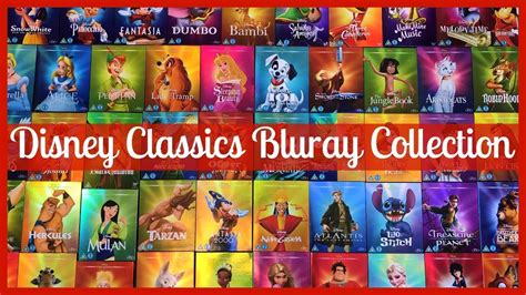 Disney Classics Blu Ray Collection Youtube