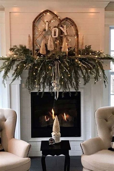 35 Popular Fireplace Mantel Decor Best For This Winter Christmas