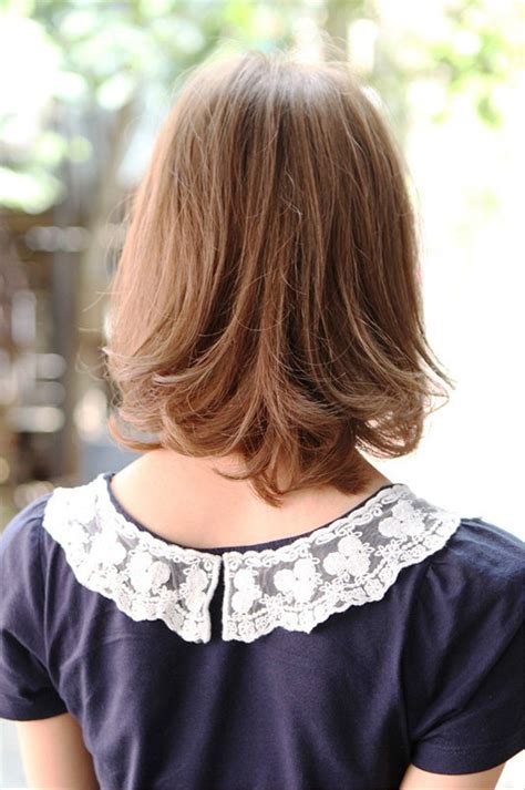Back View Of Cute Japanese Bob Hairstyle Hairstyles Ideas Back View
