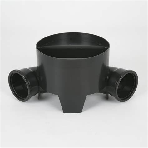 280mm Shallow Access Chamber Base With 90° Channel Drainage Connect
