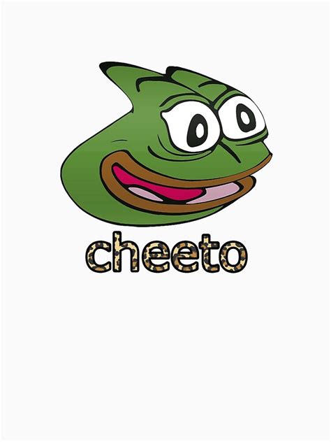 Approved — submitted 3 years ago — last updated 3 years ago — public — used in 125,594 sets. "Pepega cheeto (xQc)" T-shirt by TriHard7 | Redbubble