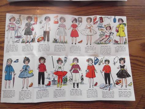 1964 Marjie Doll 112 Wardrobe Booklet Of Fashions Outfits