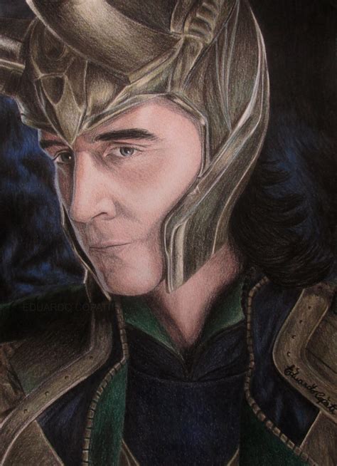 Loki The God Of Mischief Drawing By Eduardocopati On Deviantart
