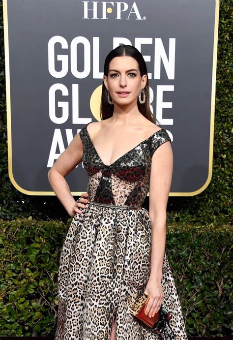 Anne Hathaway Is Laineys Golden Globes Best Dressed