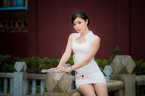 Asian Model Brunette Women Kiki Hsieh Depth Of Field Chinese