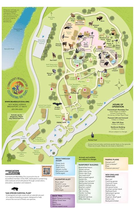 The Zoo Map Is Updated Every Connecticuts Beardsley Zoo