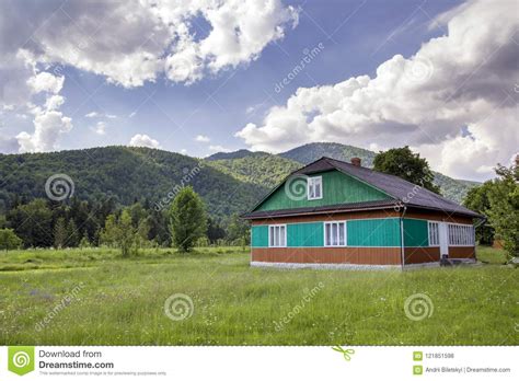 Peaceful Rural Summer Landscape On Bright Sunny Day Lit By Sun