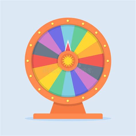 Wheel Of Fortune Vector Illustration Stock Vector Illustration Of