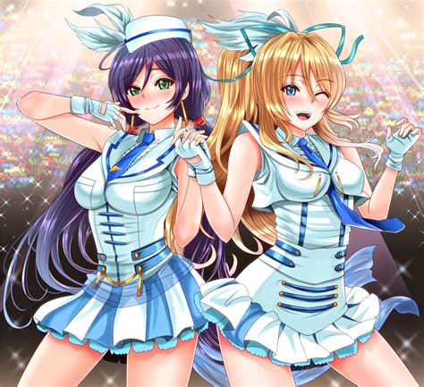 Toujou Nozomi And Ayase Eli Love Live And 1 More Drawn By Inu