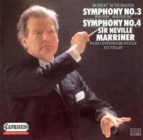 schumann symphony nos 3 rhenish and 4 neville marriner cd album muziek bol